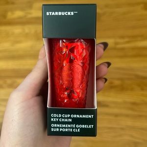 - Starbucks cold cup keychain nwt